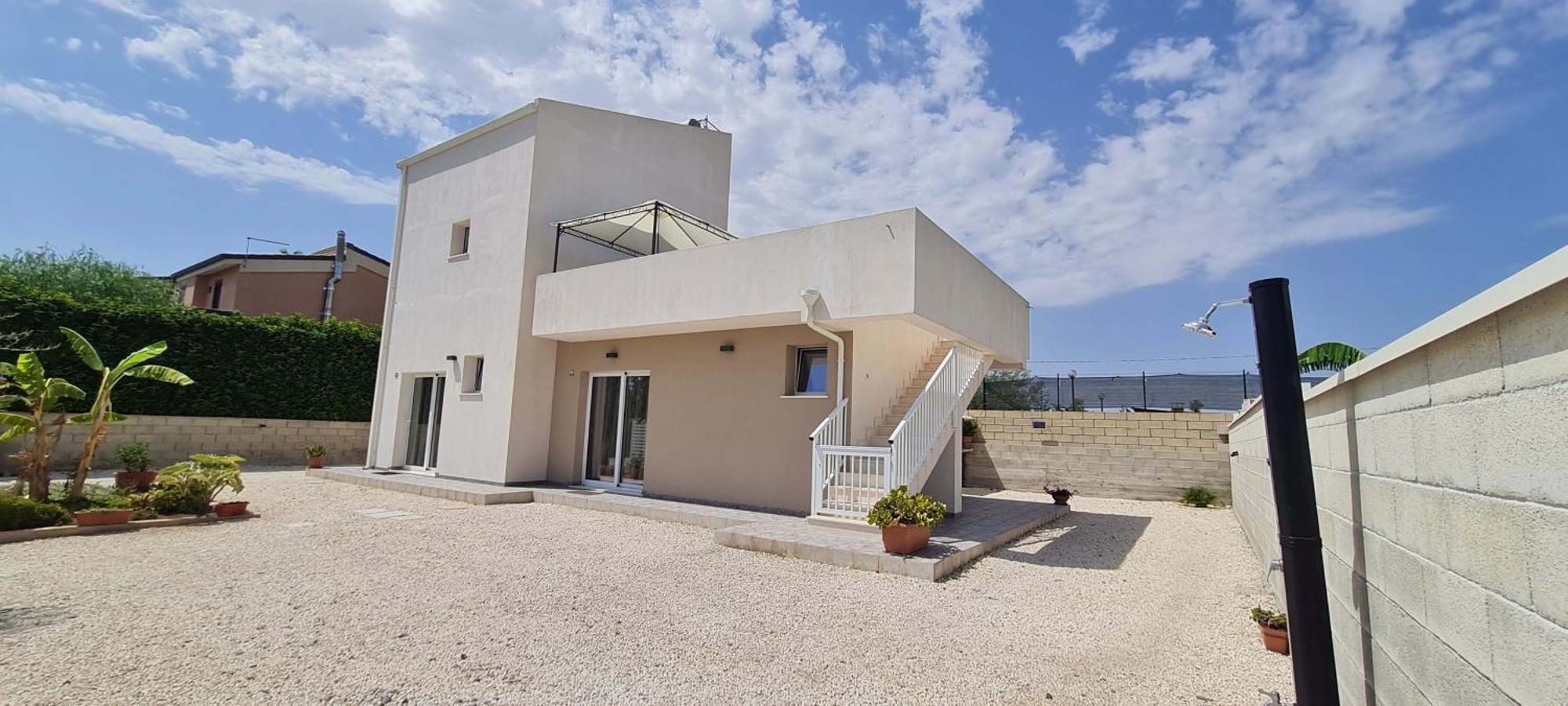 Вилла La Terrazza Sul Mare Марцамеми Экстерьер фото