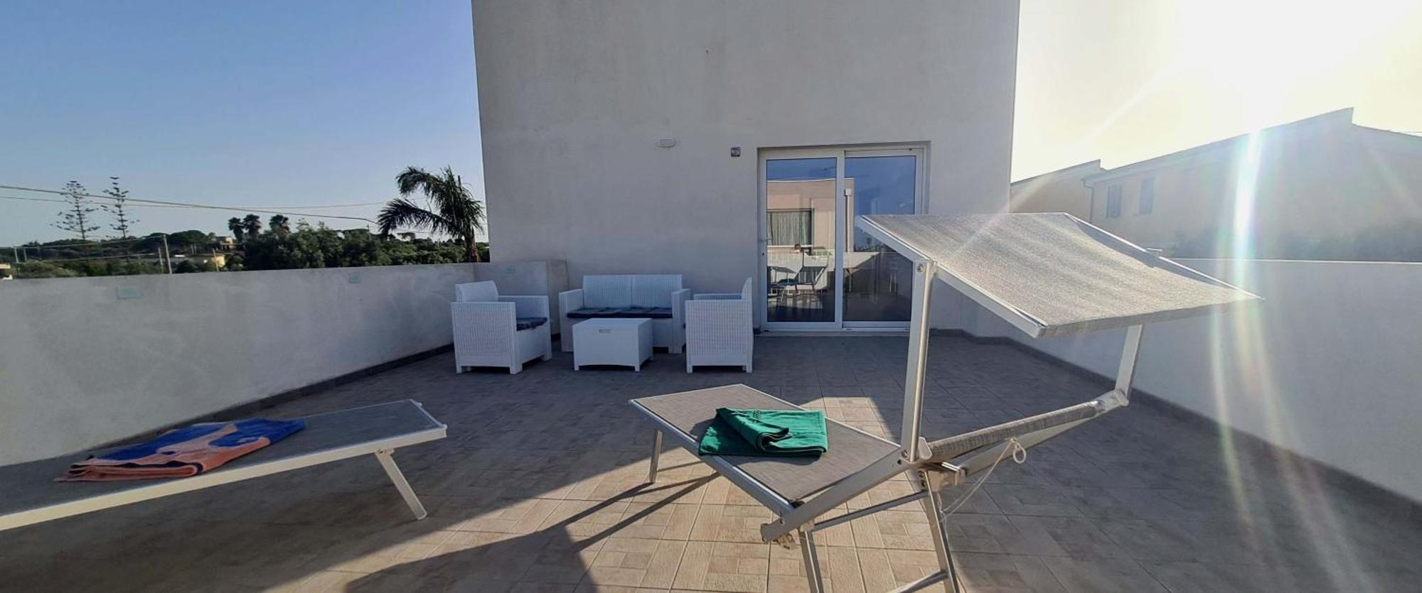 Вилла La Terrazza Sul Mare Марцамеми Экстерьер фото