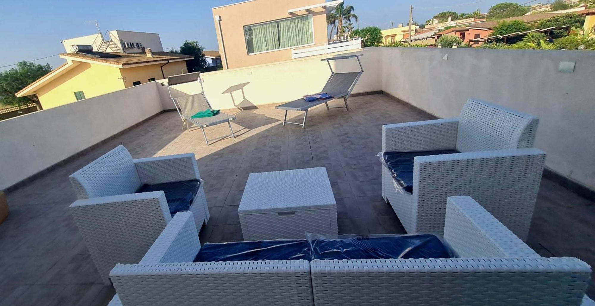 Вилла La Terrazza Sul Mare Марцамеми Экстерьер фото