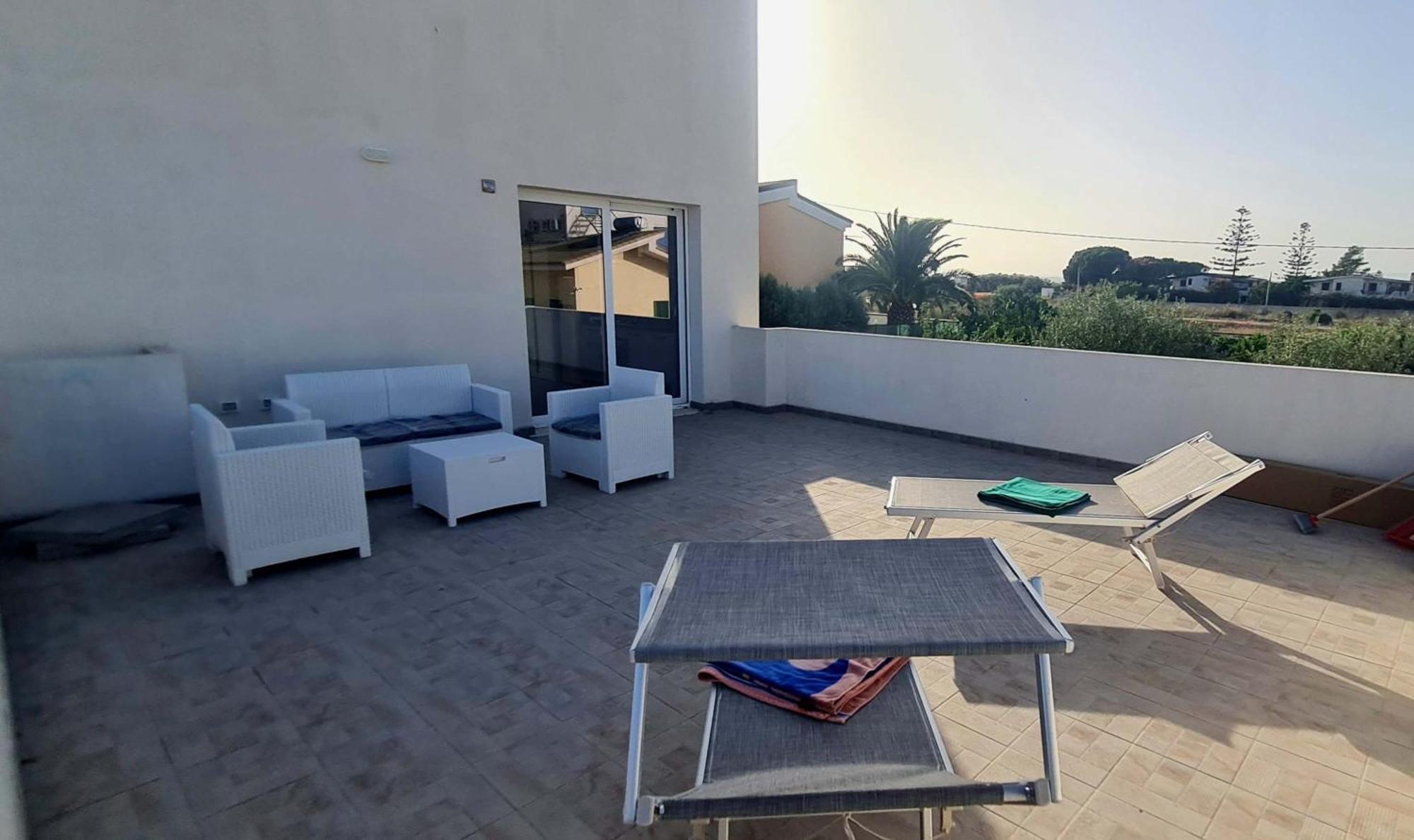 Вилла La Terrazza Sul Mare Марцамеми Экстерьер фото