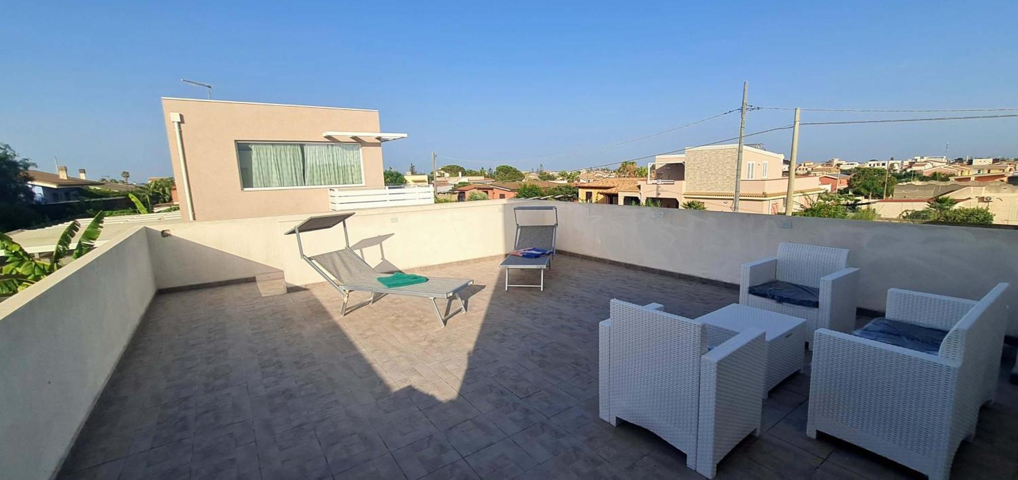Вилла La Terrazza Sul Mare Марцамеми Экстерьер фото